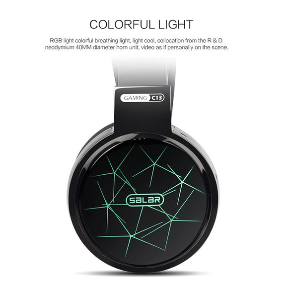 Salar C13 Deep Bass Color Changing Gaming Headset