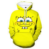 SpongeBob SquarePants Hoodie 3D All Over Print Pullover Sweatshirt