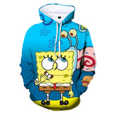 SpongeBob SquarePants Hoodie 3D All Over Print Pullover Sweatshirt