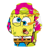 SpongeBob SquarePants Hoodie 3D All Over Print Pullover Sweatshirt