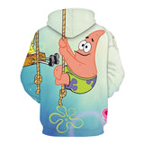 SpongeBob SquarePants Patrick Star Hoodie 3D All Over Print Pullover Sweatshirt