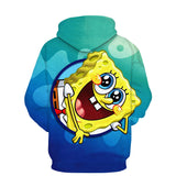 SpongeBob SquarePants Hoodie 3D All Over Print Pullover Sweatshirt