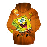 SpongeBob SquarePants Hoodie 3D All Over Print Pullover Sweatshirt