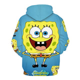 SpongeBob SquarePants Hoodie 3D All Over Print Pullover Sweatshirt