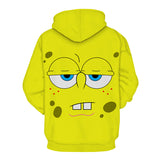 SpongeBob SquarePants Hoodie 3D All Over Print Pullover Sweatshirt