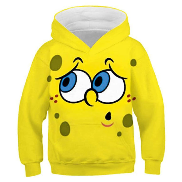 SpongeBob SquarePants Hoodie 3D All Over Print Pullover Sweatshirt