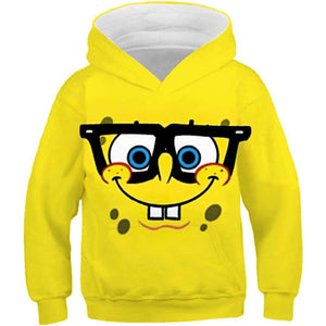 SpongeBob SquarePants Hoodie 3D All Over Print Pullover Sweatshirt