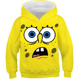 SpongeBob SquarePants Hoodie 3D All Over Print Pullover Sweatshirt