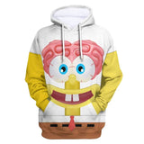 SpongeBob SquarePants Hoodie 3D All Over Print Pullover Sweatshirt