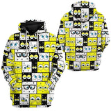 SpongeBob SquarePants Hoodie 3D All Over Print Pullover Sweatshirt