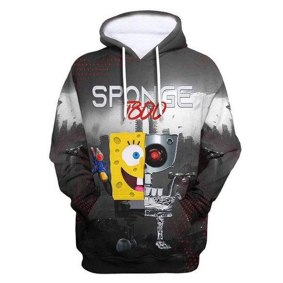 SpongeBob SquarePants Hoodie 3D All Over Print Pullover Sweatshirt