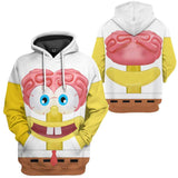 SpongeBob SquarePants Hoodie 3D All Over Print Pullover Sweatshirt