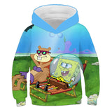 SpongeBob SquarePants Hoodie 3D All Over Print Pullover Sweatshirt