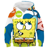 SpongeBob SquarePants Hoodie 3D All Over Print Pullover Sweatshirt