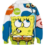 SpongeBob SquarePants Hoodie 3D All Over Print Pullover Sweatshirt