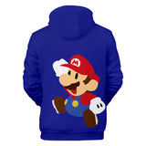 Super Mario Bros 3D Graphic Print Casual Hoodie Jumper - Unisex for Kids and Adults