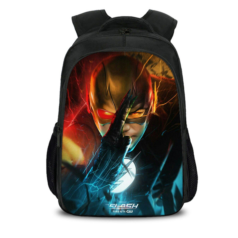 Black Hot Movie The Flash Casual Backpack Oxford School Bags Abox.nz