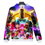 Unisex 3D Fortnite Epic Games Colorful Hoodie 3D Print Sweatshirt Jumper