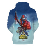Fortnite Rust Lord Long Sleeve Hoodie 3D Print Pullover Sweatshirt