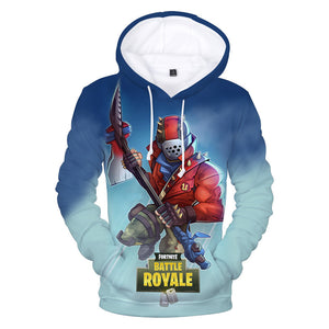 Fortnite Rust Lord Long Sleeve Hoodie 3D Print Pullover Sweatshirt