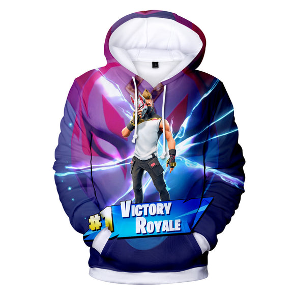 Game Fortnite Drift Victory Royale 3D Print Hoodie Pullover Sweatshirts