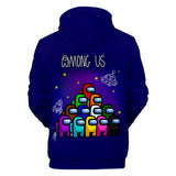 Among Us Game Hoodie 3D Print Long Sleeve Hoody Jumper Unisex for Kids and Adults