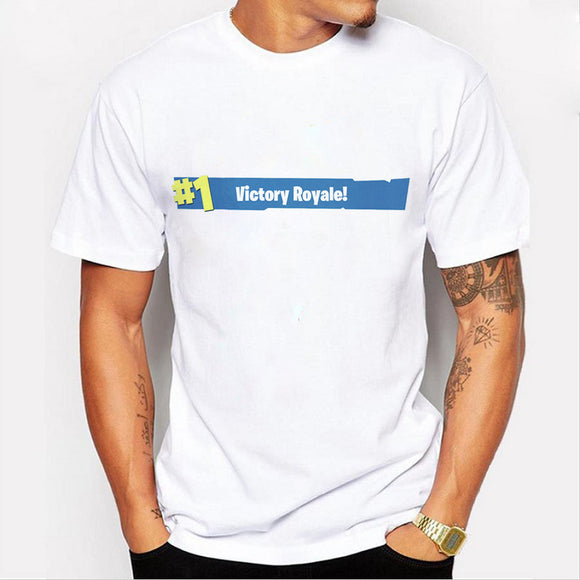 Unisex Fortnite Battle Royale Game Print Short Sleeve Cotton T Shirts