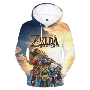 The Legend of Zelda Hoodie 3D All Print Pullover Sweatshirt Unisex