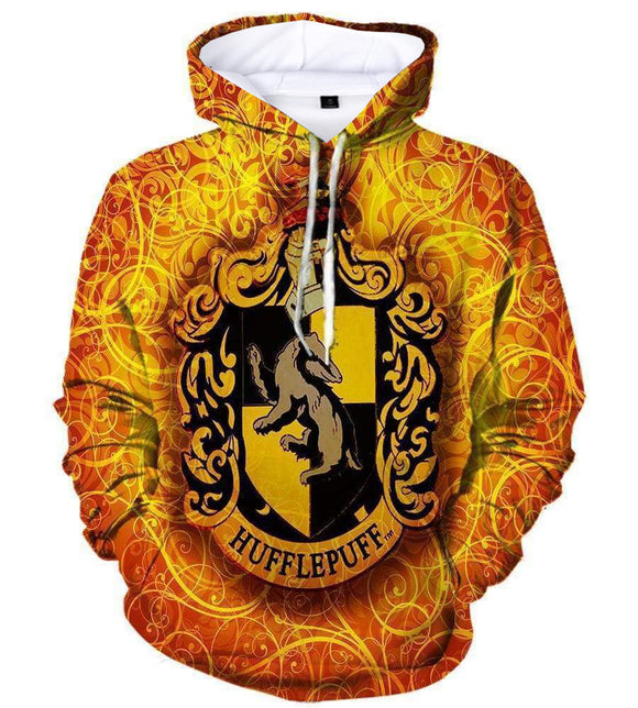 Harry Potter College Logo Hoodie 3D All Print Pullover Unisex Sweatshirt