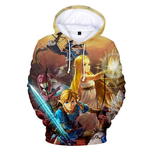 The Legend of Zelda Hoodie 3D All Print Pullover Sweatshirt Unisex