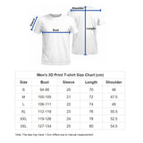 3D Graphic Prints Circle Art Design Men's T-Shirt Short Sleeve Tops