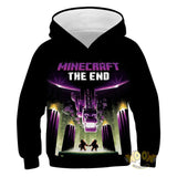 Minecraft Hoodie 3D All Print Sweatshirt Clothing Unisex for Kids & Adult