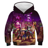 Minecraft Hoodie 3D All Print Sweatshirt Clothing Unisex for Kids & Adult