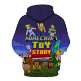 Minecraft Hoodie 3D All Print Sweatshirt Clothing Unisex for Kids & Adult