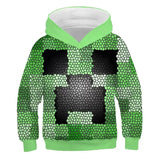 Minecraft Hoodie 3D All Print Sweatshirt Clothing Unisex for Kids & Adult