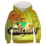 Minecraft Hoodie 3D All Print Sweatshirt Clothing Unisex for Kids & Adult