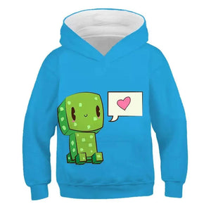 Minecraft Hoodie 3D All Print Sweatshirt Clothing Unisex for Kids & Adult