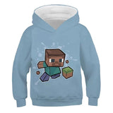 Minecraft Hoodie 3D All Print Sweatshirt Clothing Unisex for Kids & Adult