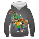 Minecraft Hoodie 3D All Print Sweatshirt Clothing Unisex for Kids & Adult