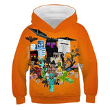 Minecraft Hoodie 3D All Print Sweatshirt Clothing Unisex for Kids & Adult