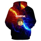 Roblox Hoodie 3D All Print Pullover Sweatshirt Unisex