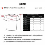 Summer Cotton Kids T-shirts Game Bing Short Sleeve Casual Plain Color Top Tees