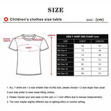 Summer Cotton Kids T-shirts Game Bing Short Sleeve Casual Plain Color Tees