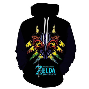 The Legend of Zelda Hoodie 3D All Print Pullover Sweatshirt Unisex