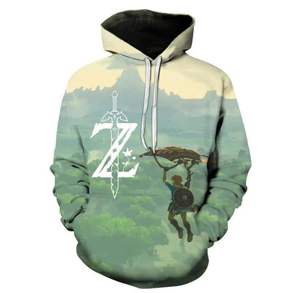 The Legend of Zelda Hoodie 3D All Print Pullover Sweatshirt Unisex