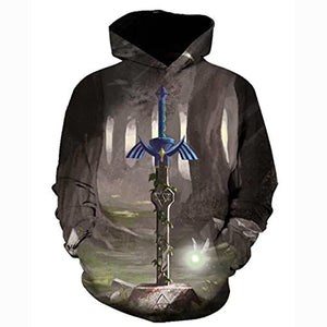 The Legend of Zelda Hoodie 3D All Print Pullover Sweatshirt Unisex