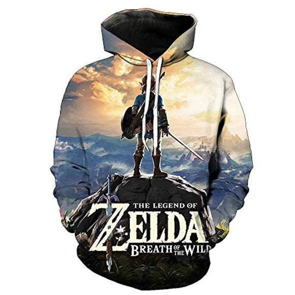 The Legend of Zelda Hoodie 3D All Print Pullover Sweatshirt Unisex