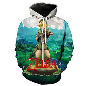 The Legend of Zelda Hoodie 3D All Print Pullover Sweatshirt Unisex