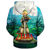 The Legend of Zelda Hoodie 3D All Print Pullover Sweatshirt Unisex