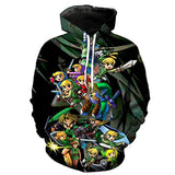 The Legend of Zelda Hoodie 3D All Print Pullover Sweatshirt Unisex